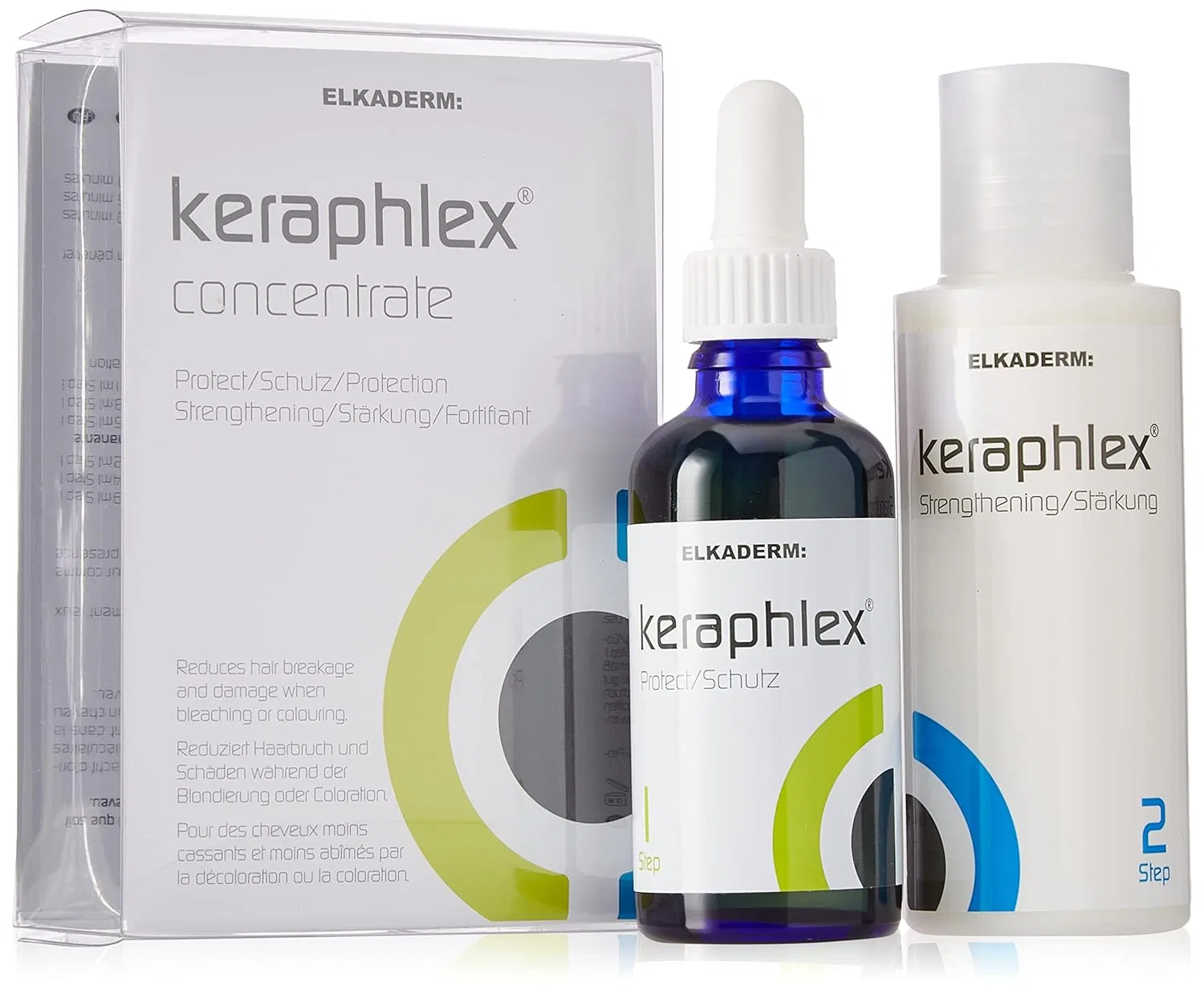 Набор концентратов Keraphlex для восстановления волос от Elkaderm Elkaderm