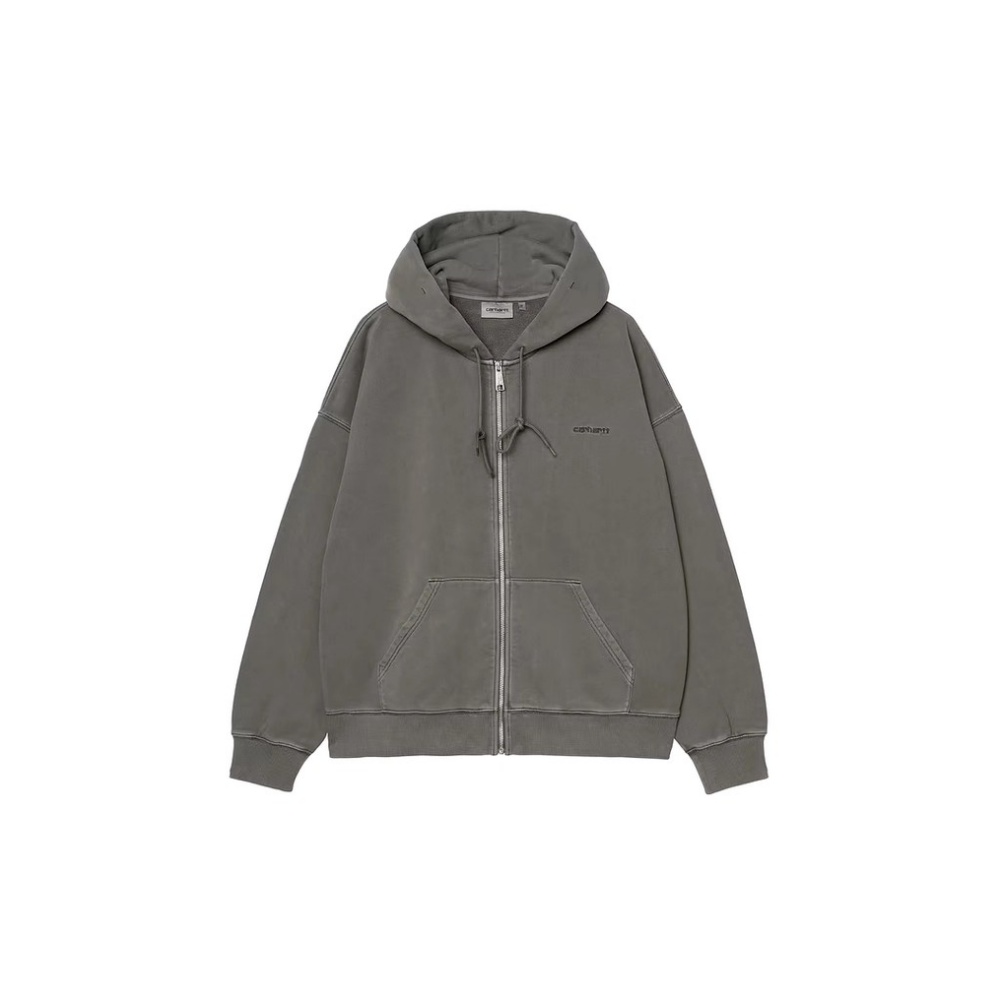 

Carhartt Wip Мужская толстовка серая с капюшоном, размер средний/стандартный