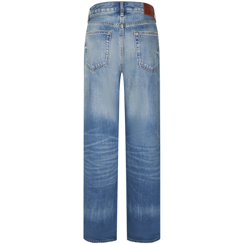 Calvin Klein Джинсы женские YY8 деним светло-голубые — фото 4