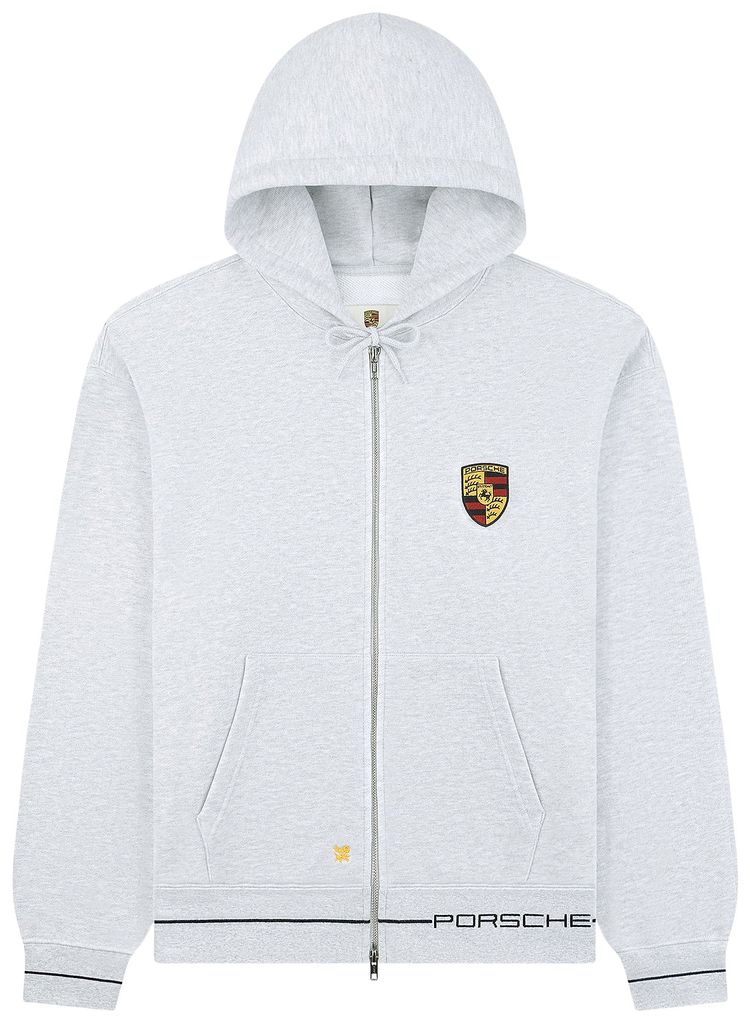 

Худи на молнии Aimé Leon Dore x Porsche, серебряный, Серебристый, Худи на молнии Aimé Leon Dore x Porsche, серебряный