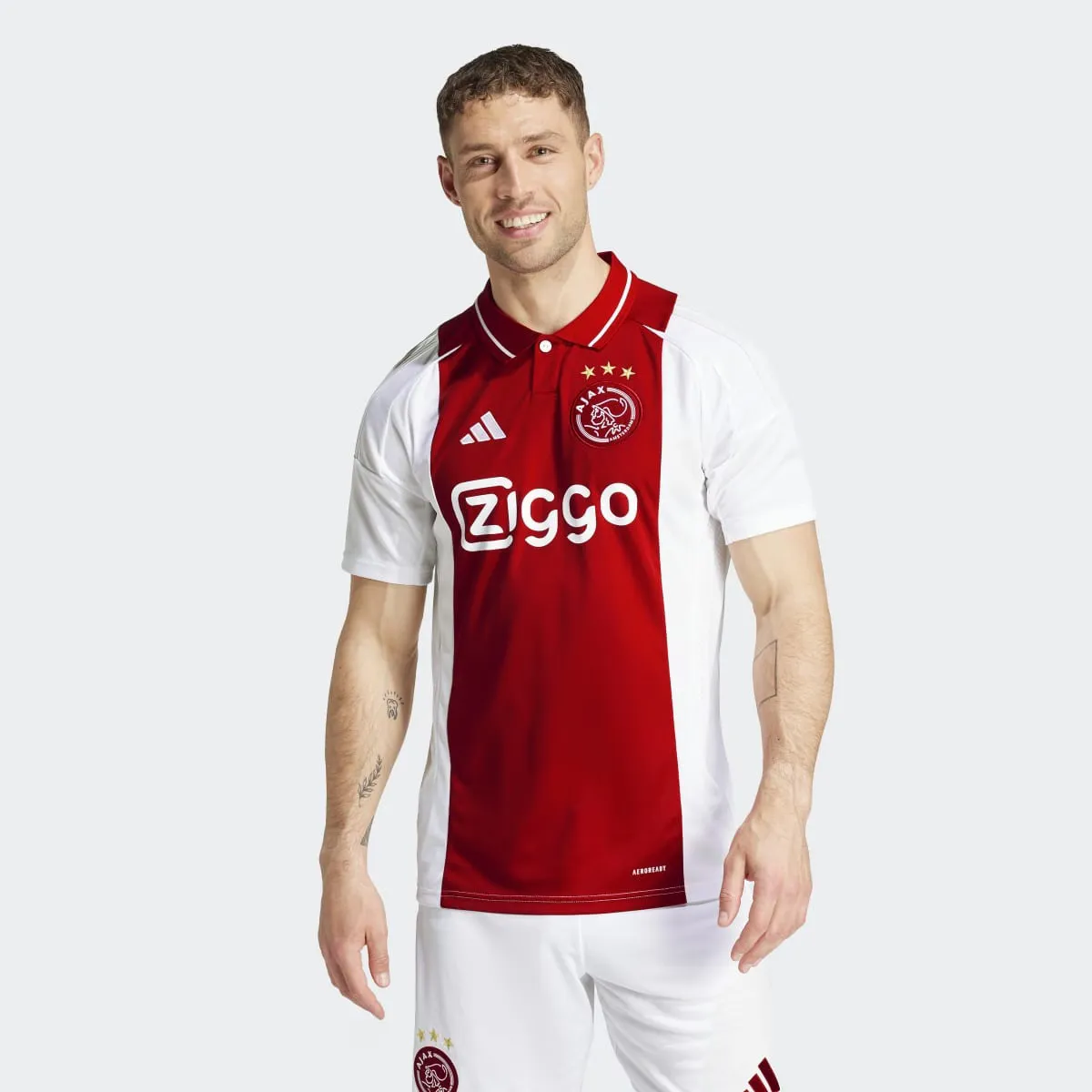 

Мужская домашняя футболка Ajax 24/25 Adidas, белый