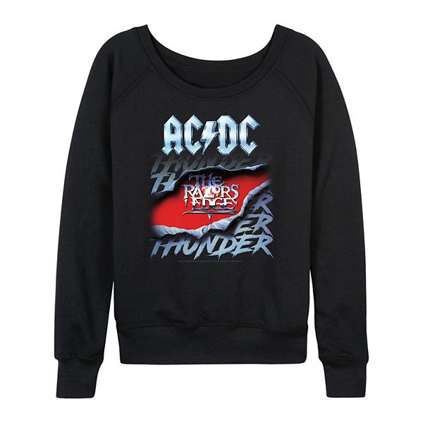 

Женская футболка с длинным рукавом acdc the razors edge из френч терри Licensed Character