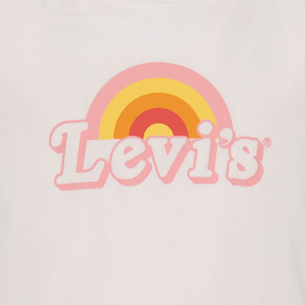 Футболка Levi´s Rainbow Graphic Short Sleeve Round Neck, белый — фото 3