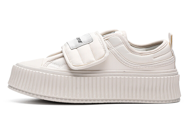 

Холщовые кеды женские низкие белый/бежевый Feiyue