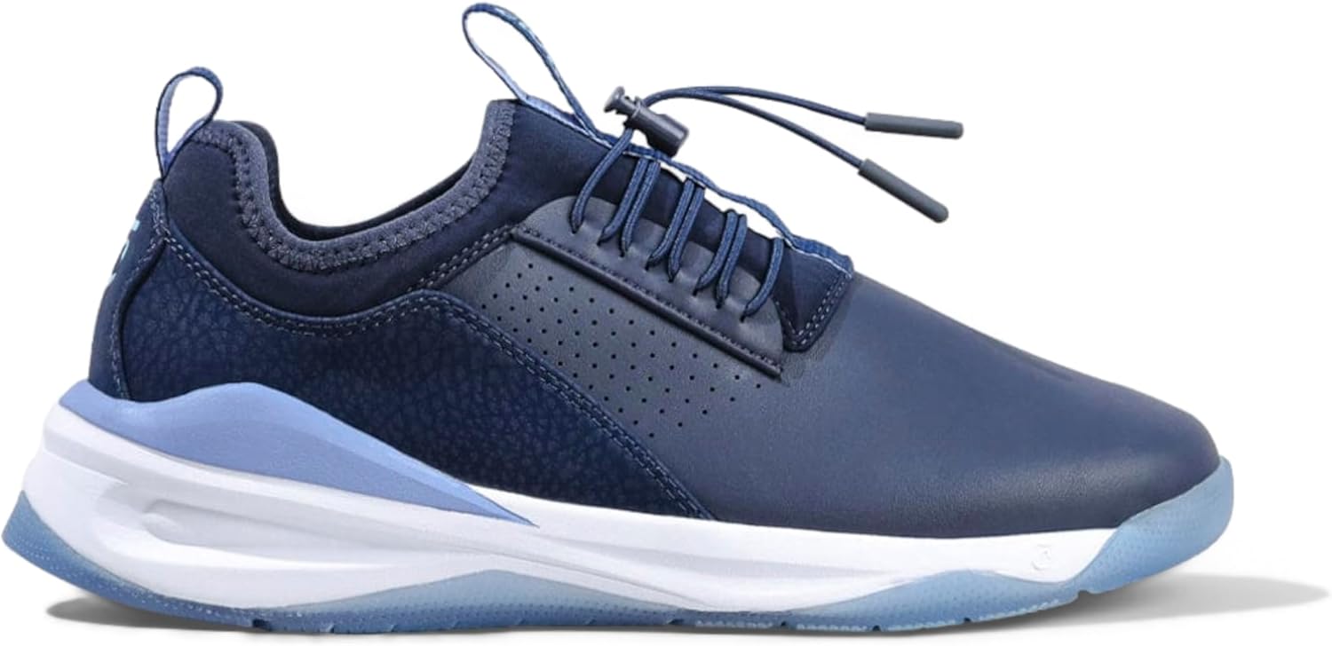 

Кроссовки Clove Classic для мужчин и женщин, рабочая обувь, кеды из веганской кожи, легко чистятся, стойкие к жидкости, эластичные шнурки без завязок, противоскользящая подошва, темно-синий