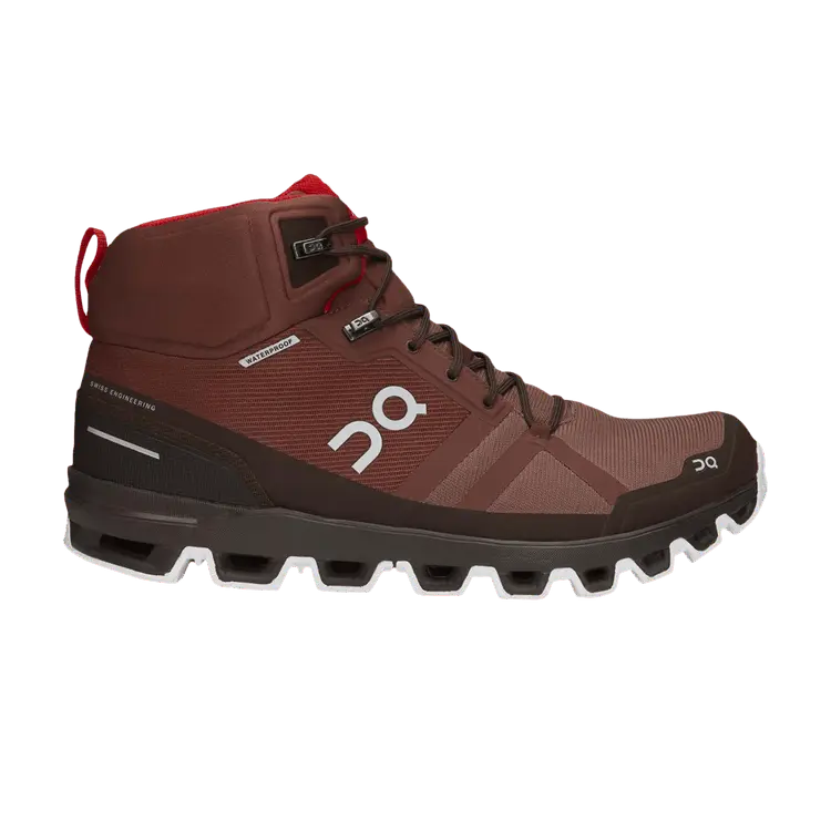 

Ботинки ON Cloudrock Waterproof Hiking Boot Cocoa Red, коричневый