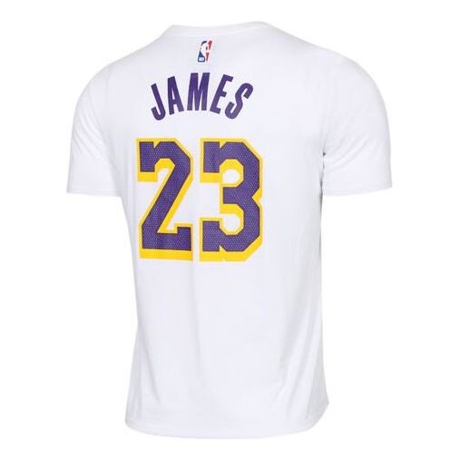 

Футболка Nike Casual Sports Short Sleeve Lakers LeBron James 23 White, белый