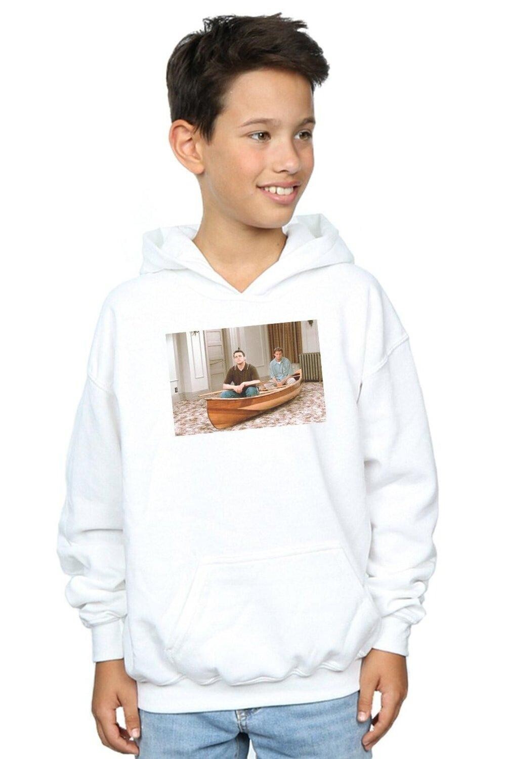 

Толстовка с фотографией лодки Friends, белый