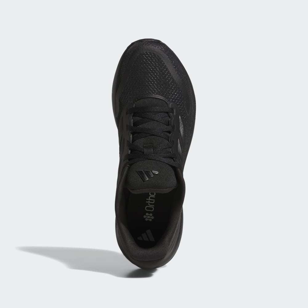 Кроссовки Adidas Runfalcon 5 Wide Running Shoes, цвет Core Black/Core Black/Cloud White — фото 2
