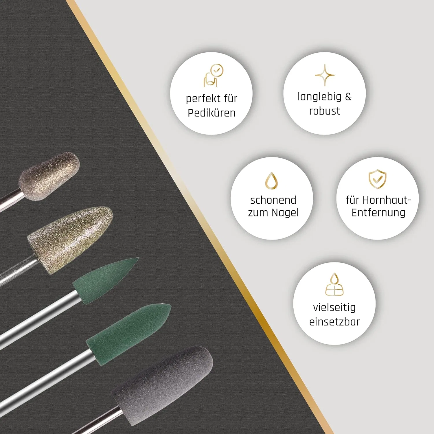 Алмазная фреза для педикюра от Lyins-Nailshop.de ‎Lynis Nailshop, Foot Care Bit Small — фото 2