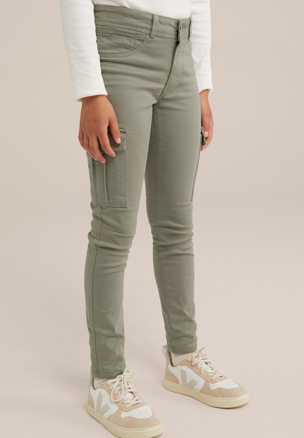 

Брюки-карго BLUE RIDGE WE Fashion, пятнистый темно-зеленый