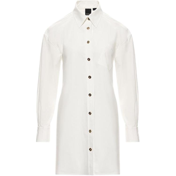 

Платье с длинными рукавами SS26 PINKO, белый