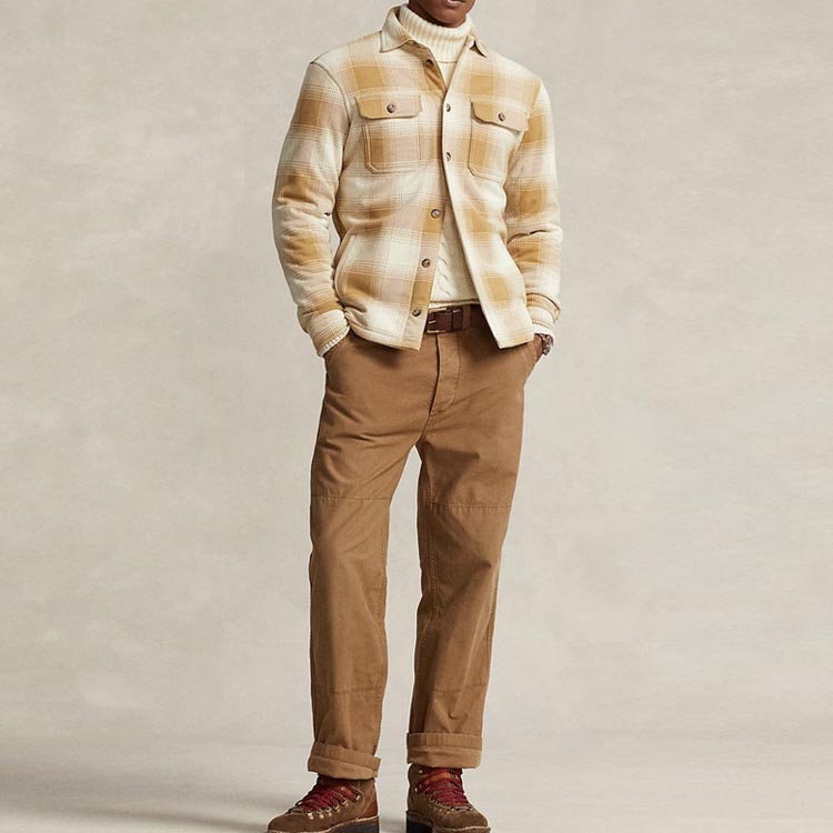 Polo Ralph Lauren Двухцветная клетчатая хлопковая рубашка, Multicolor — фото 4