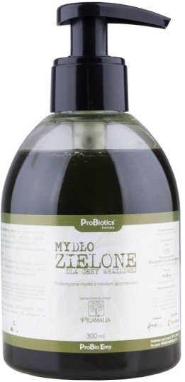 

Зеленое мыло с пробиотиками для чувствительной кожи 300мл, ProBiotics