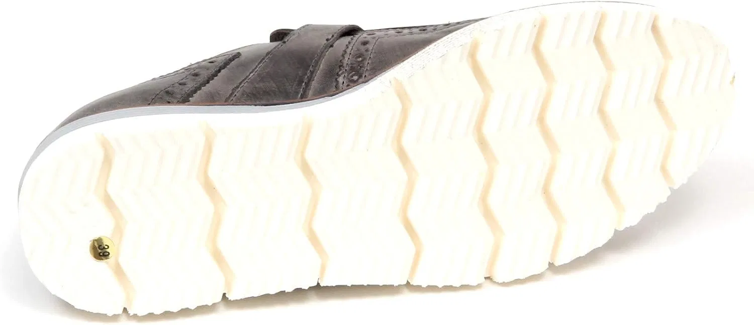 EVEET Мужские лоферы F1784 Mocassino Uomo темно-серые Scarpe с винтажным эффектом — фото 3