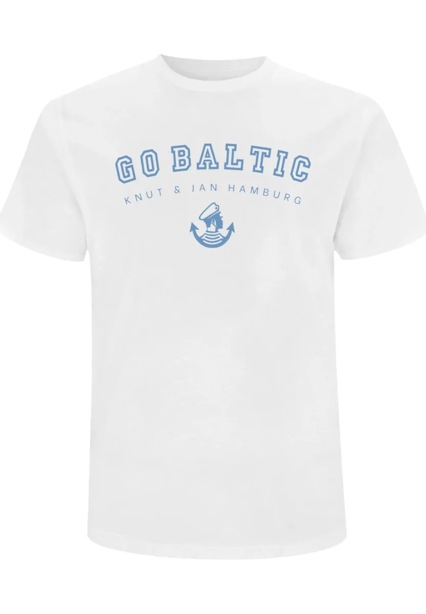 

F4NT4STIC Футболка "Go Baltic", принт, белый
