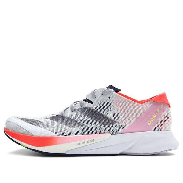 

Кроссовки adizero adios 8 'white aurora red' Adidas, белый