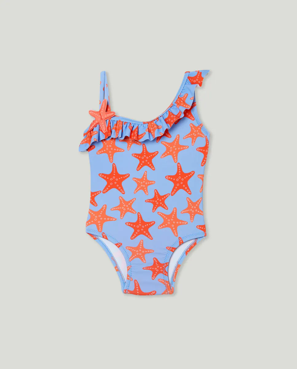 

Купальник для девочки с морскими звездами Baby El Corte Inglés, синий
