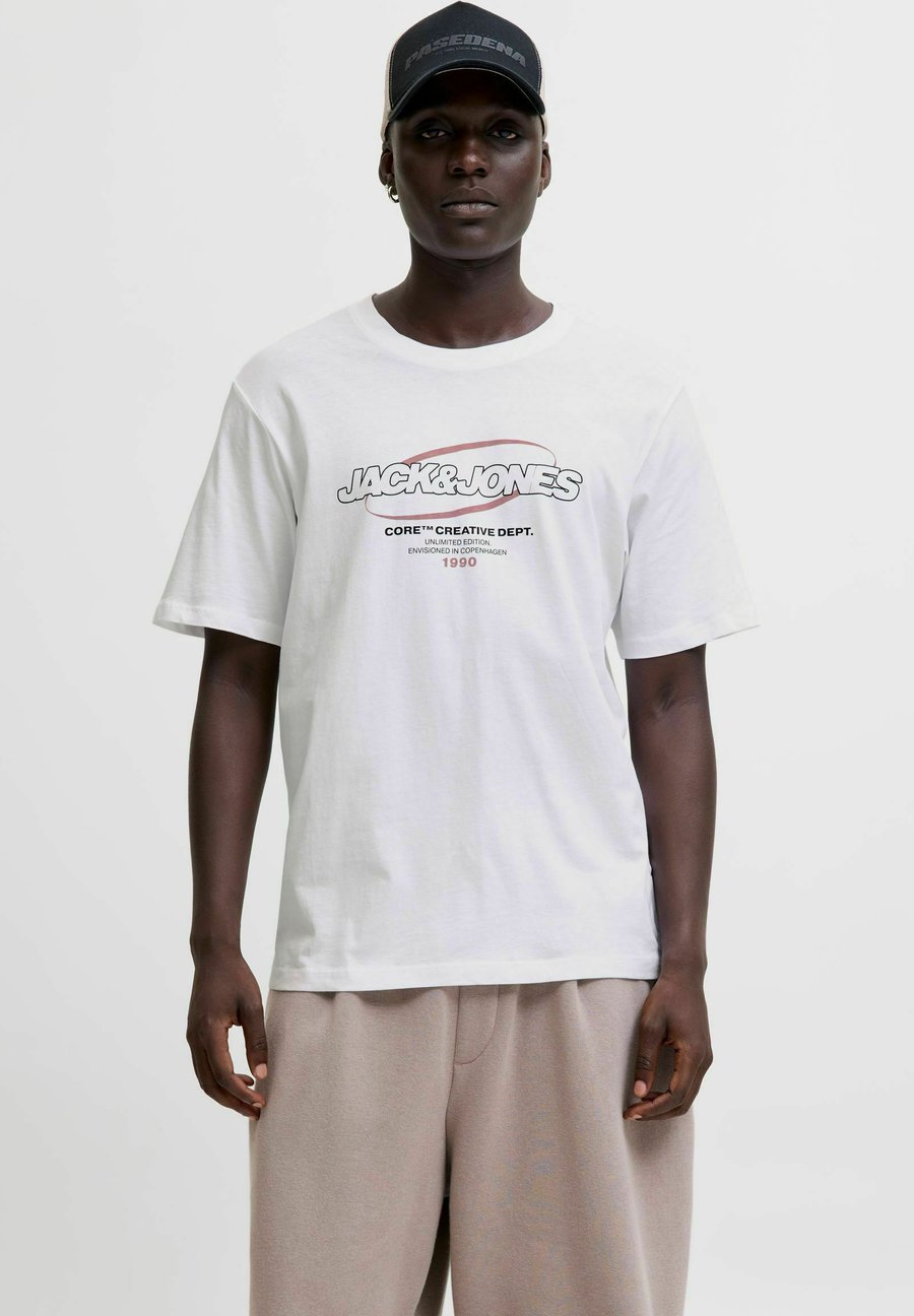 

Футболка Jack & Jones GEDRUCKT, White, Белый, Футболка Jack & Jones GEDRUCKT, White