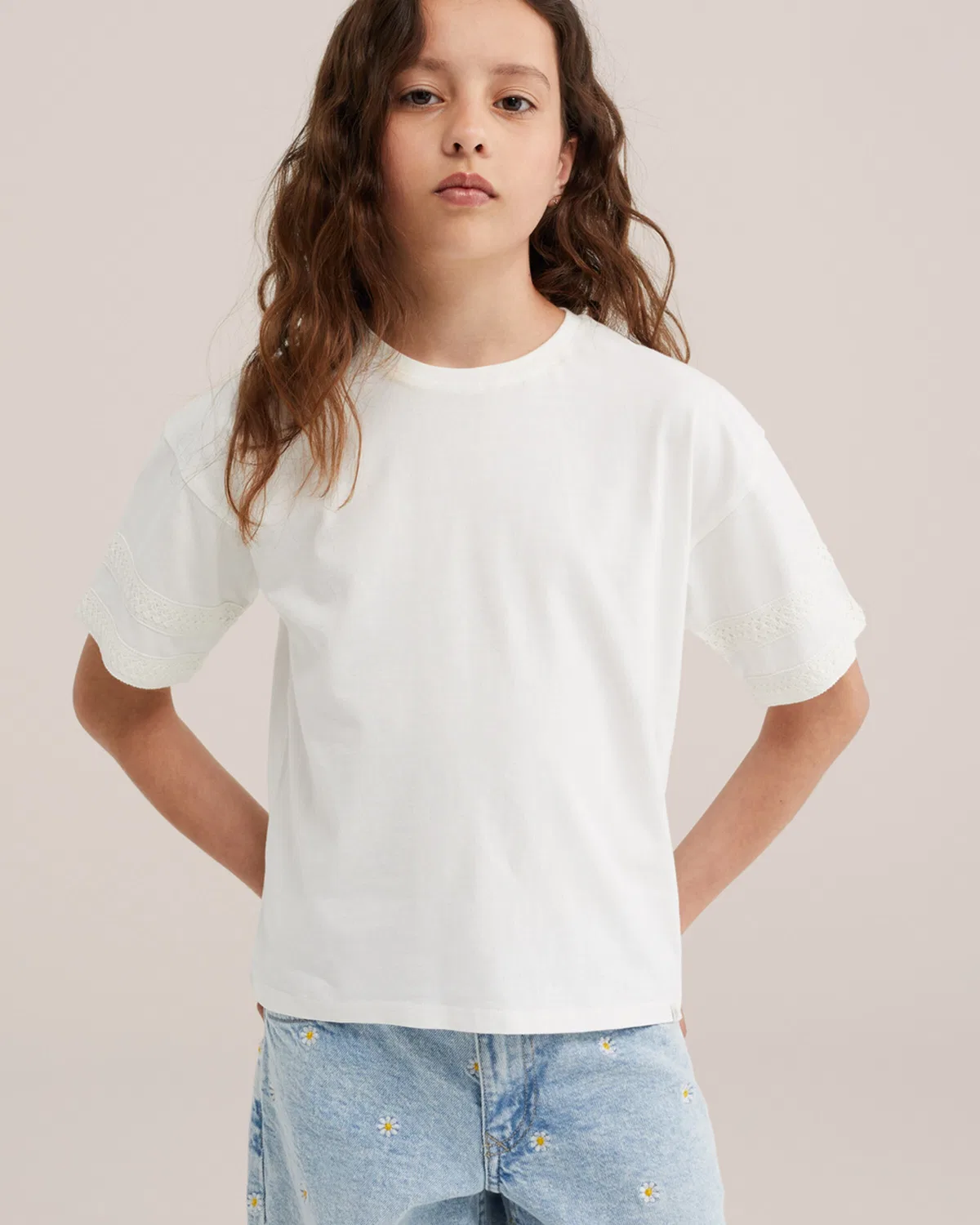 Футболка We Fashion, Ivory — фото 3