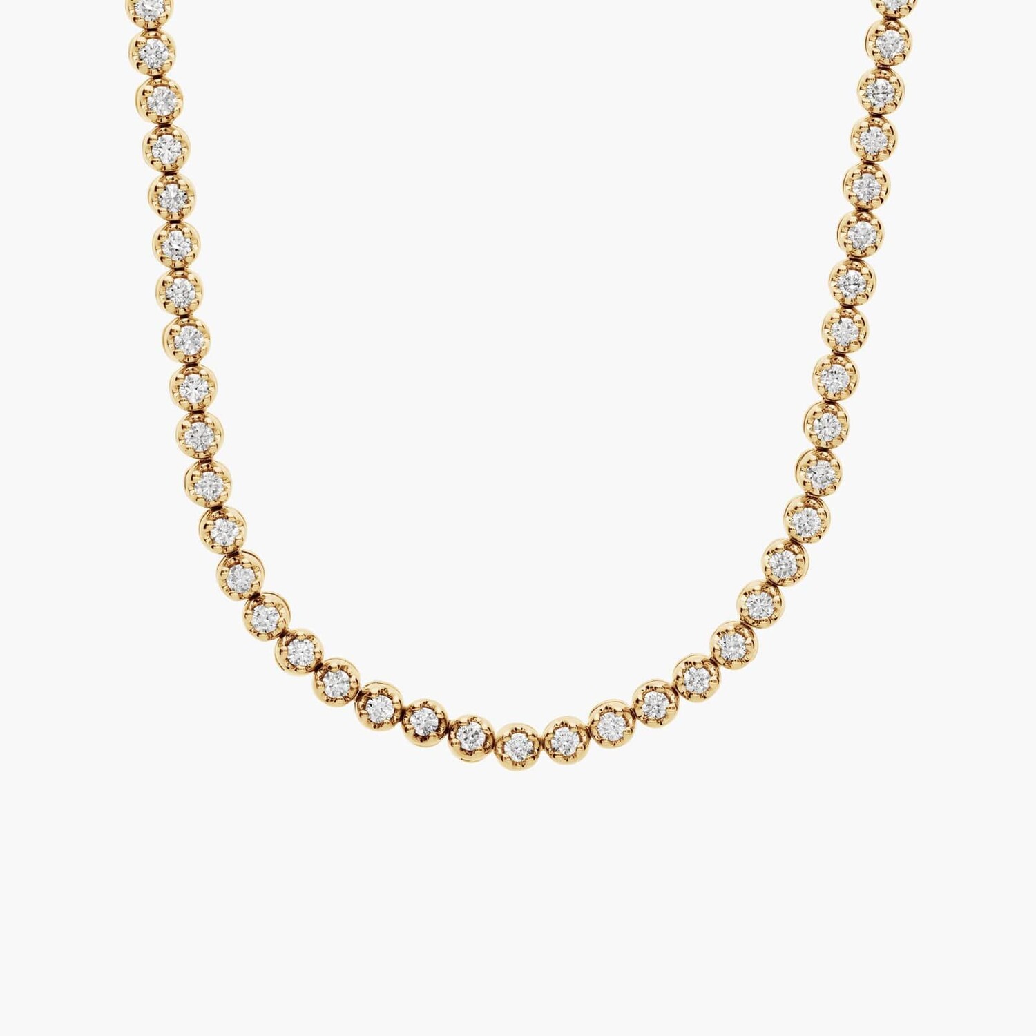 

Ожерелье Straight Eternity из желтого золота (3 карата) Blue Nile