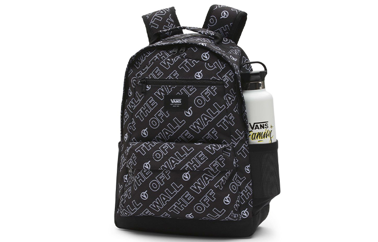

Vans Полиэстеровый рюкзак обычный унисекс черный, Black
