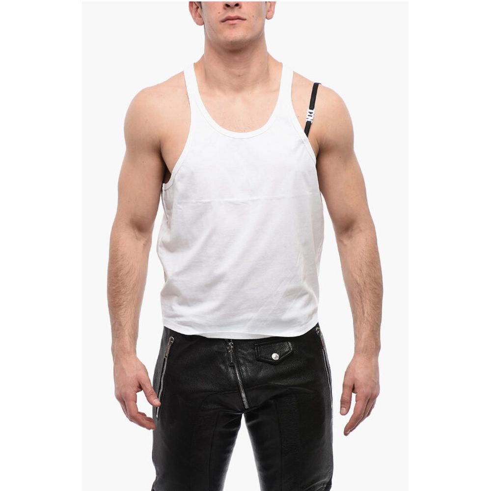 

Кружевная майка с логотипом ICON Dsquared2, White