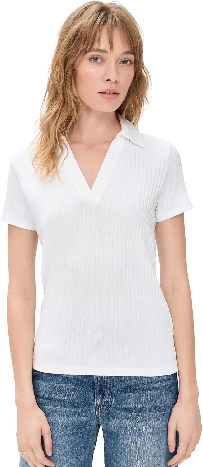 

Vince Женская поло с коротким рукавом