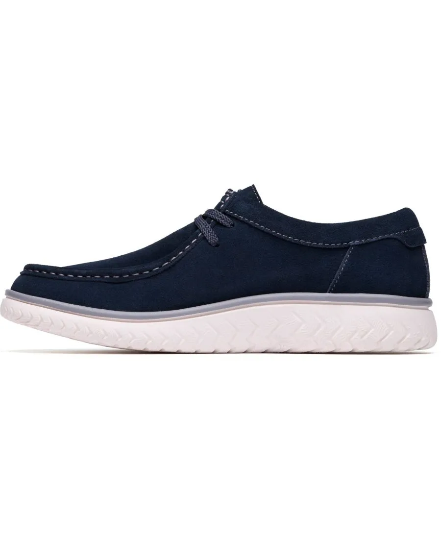 Мужские низкие повседневные слипоны RelaxLite Clarks, темно-синий suede — фото 3