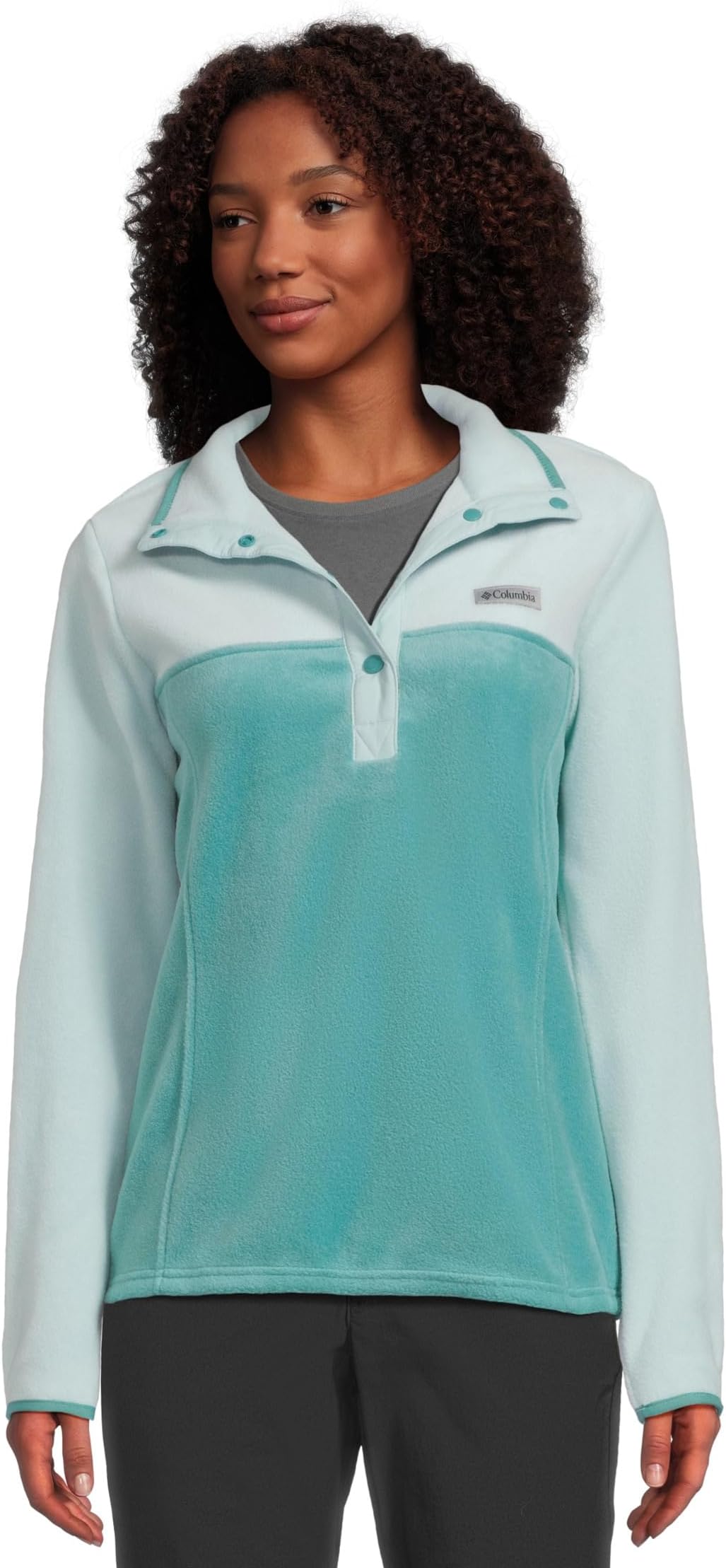 

Толстовка Columbia Benton Springs 1/2 Snap Pull Over II, цвет Teal/Spray