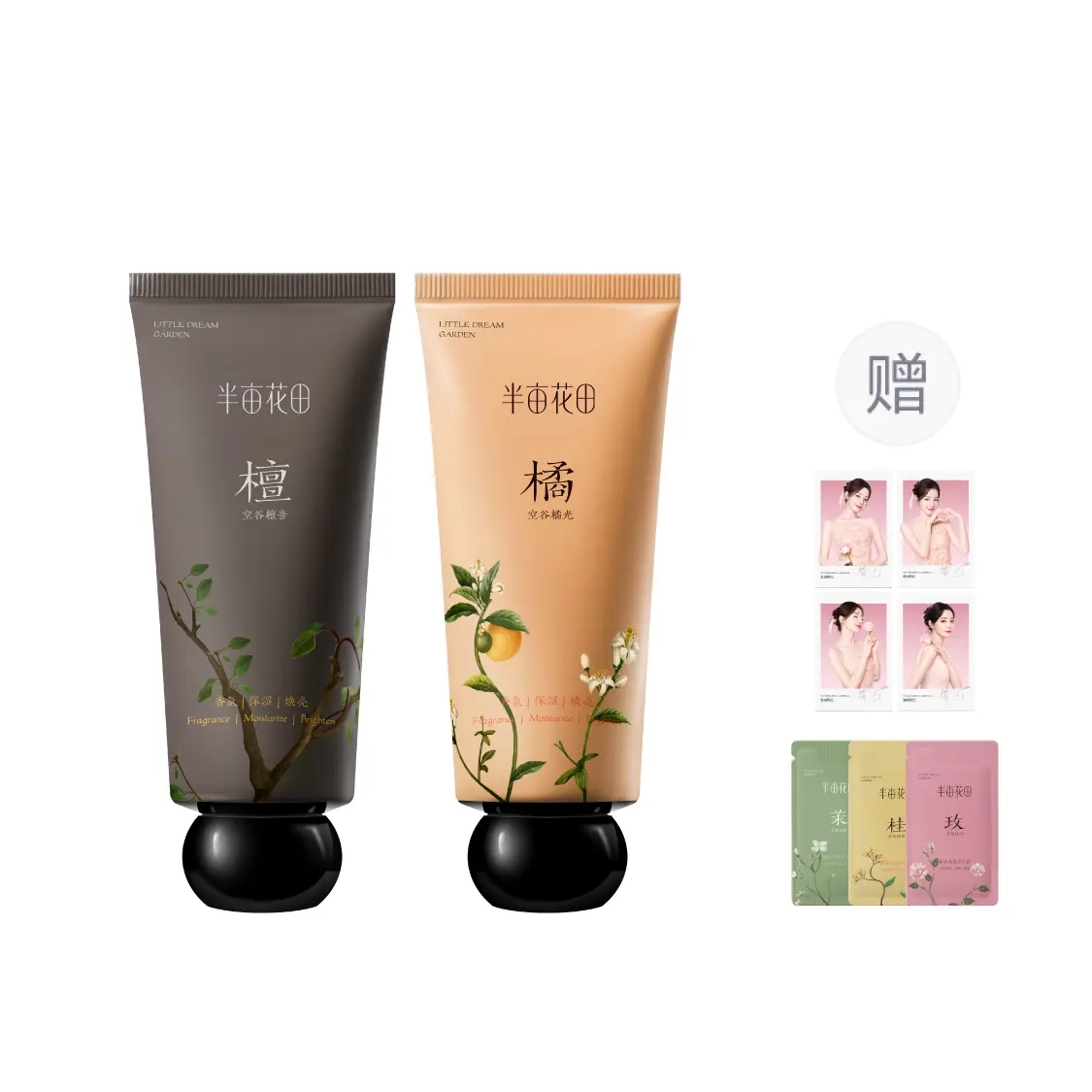 

Крем для рук с ароматом эфирного масла осветляющий, увлажняющий, питающий, антиоксидантный 60g LITTLE DREAM GARDEN