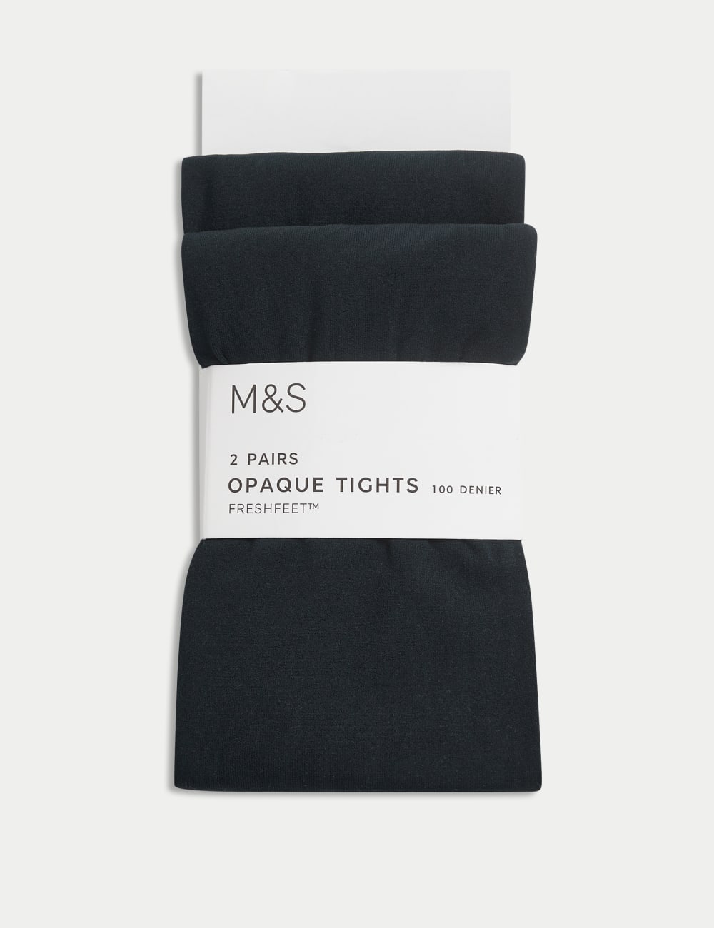 

2 упаковки школьных колготок плотностью 100 денье Marks & Spencer, черный