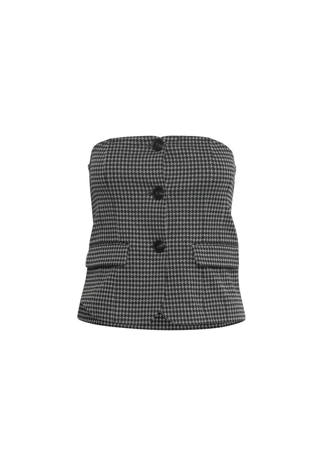 

Топ KATE HOUNDSTOOTH ICHI, черный