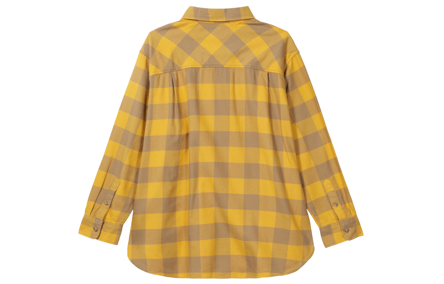 Рубашка женская светло-желтая Uniqlo — фото 2
