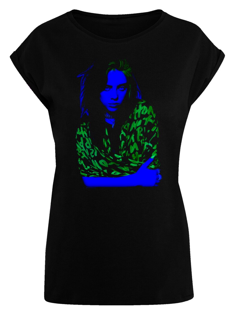 

Рубашка F4NT4STIC Billie Eilish Neon Backlit, черный
