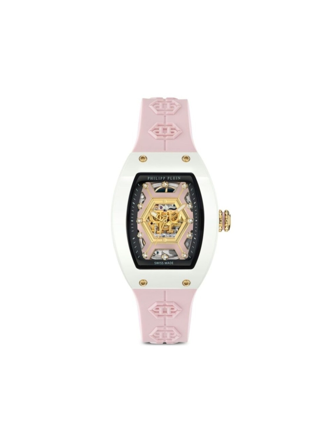 

Наручные часы Crypto Queen CHERRY BLOSSOM ICE QUEEN 44 мм Philipp Plein, розовый