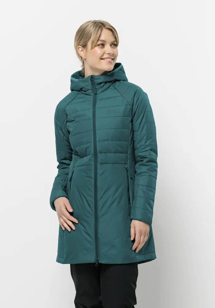 

Функциональное пальто Jack Wolfskin "LAPAWA INS COAT W", зеленый