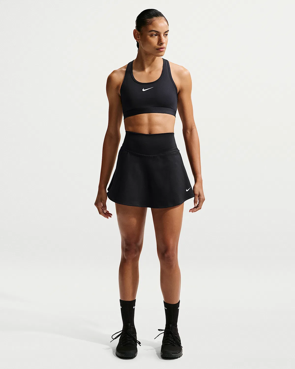 Женская юбка Dri-FIT Nike One, Black/White