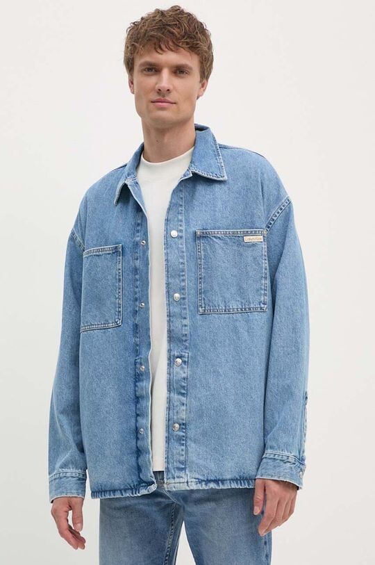 

Джинсовая рубашка Calvin Klein Jeans, синий