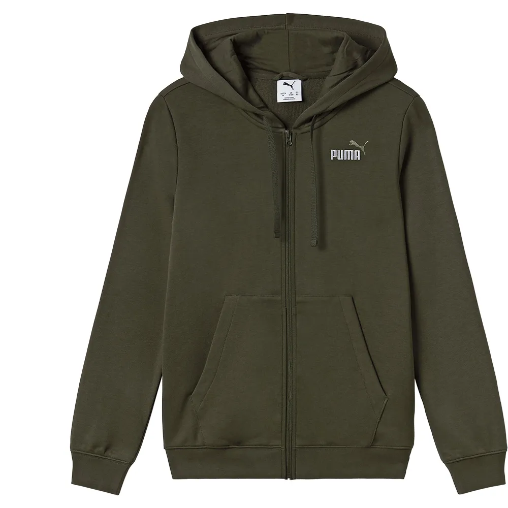 

Толстовка Puma 2 Color Small Logo full zip, зеленый