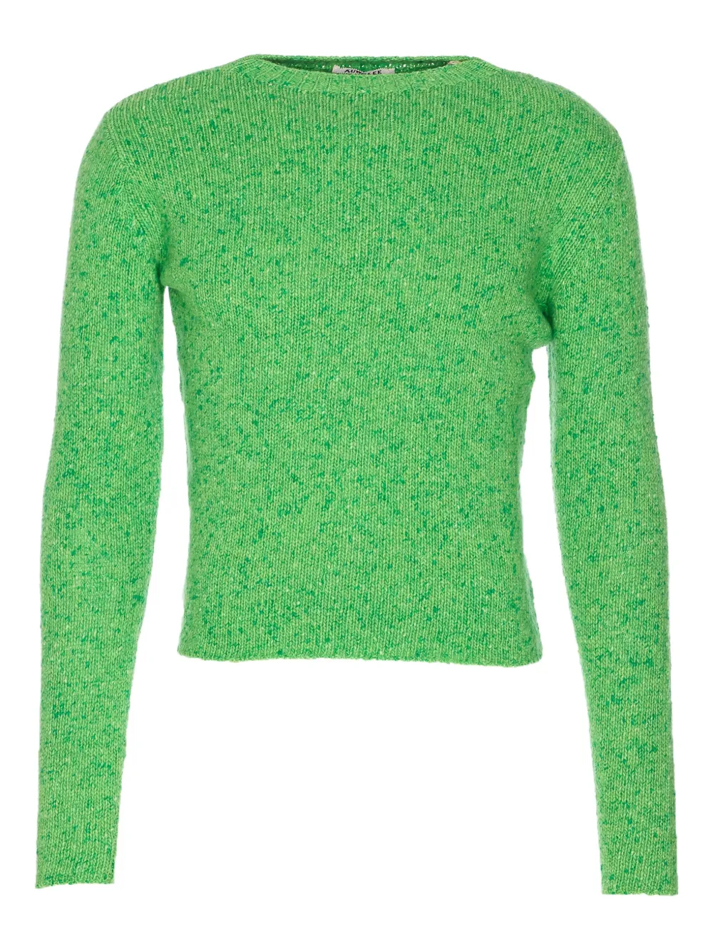 

Джемпер с круглым вырезом и длинными рукавами Auralee, зеленый