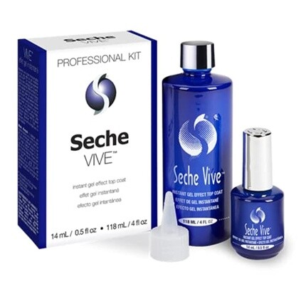 

BEAUTY DIRECT Vive Gel Top Coat Лак для ногтей с длительным высоким глянцем и защитой от сколов Seche
