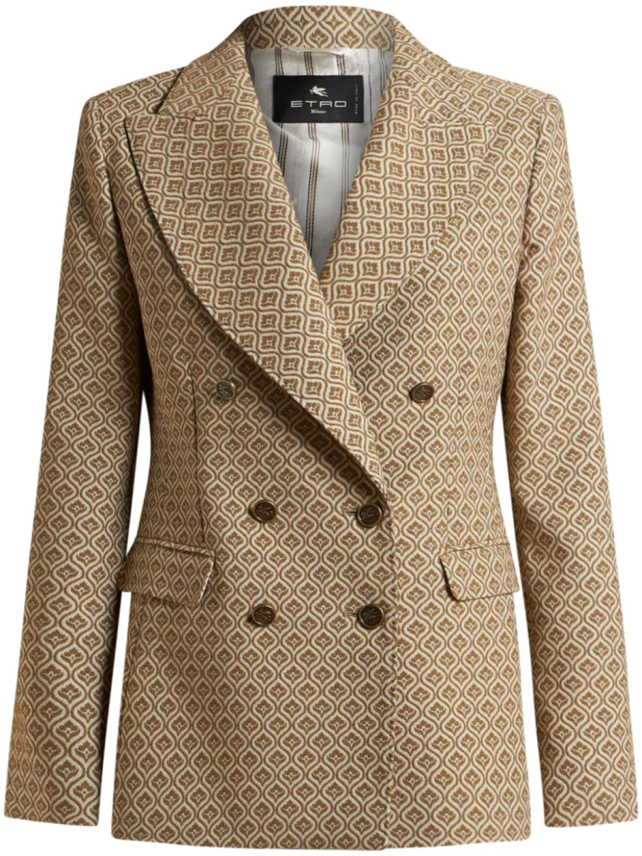

ETRO жаккардовый пиджак, нейтральный