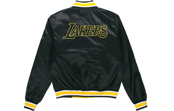 Куртка nba los angeles lakers city edition двусторонняя куртка Nike, черный — фото 2