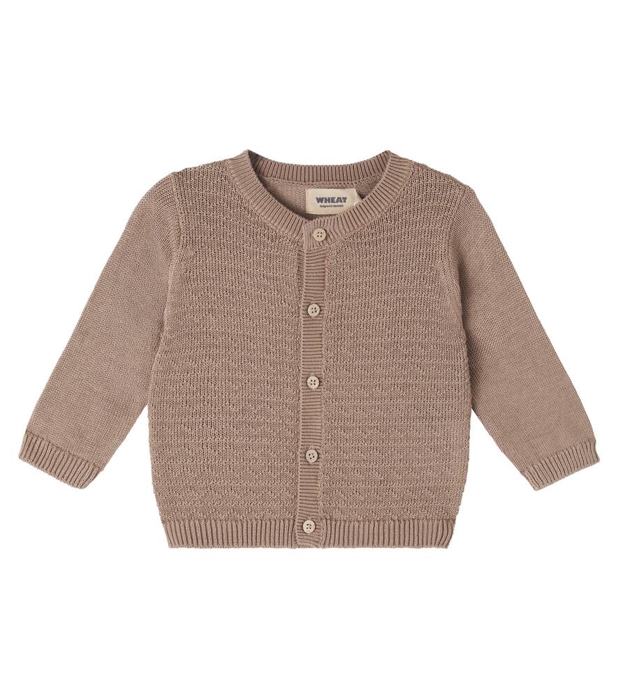 

Детский кардиган Baby Bjørn из хлопка Wheat, Beige Stone
