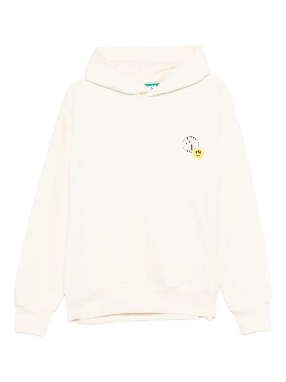 

Худи с принтом логотипа Barrow, бежевый