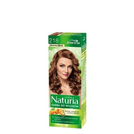 

Краска для волос Naturia Color №218 Медный блондин 150г, Joanna