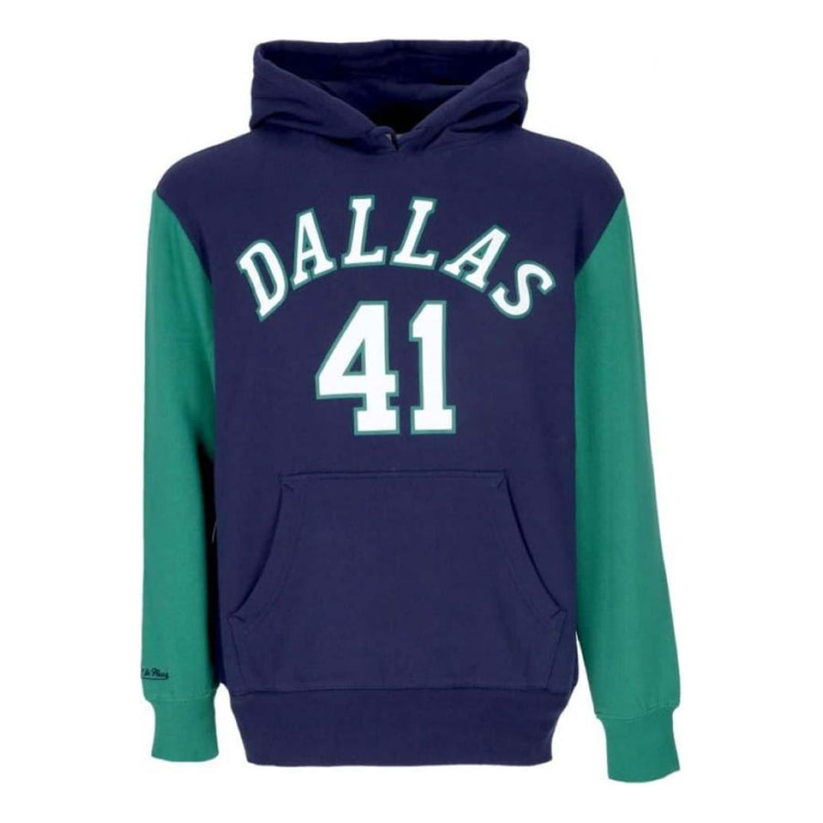 

Худи Mitchell & Ness x NBA Dallas Mavericks '98 Fashion Hoodie 'Dirk Nowitzki 41', темно-синий