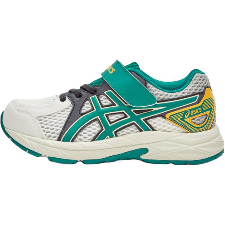 

Кроссовки Contend Jog Breathable Rebound Support с низким верхом для детей ASICS, белый/зеленый