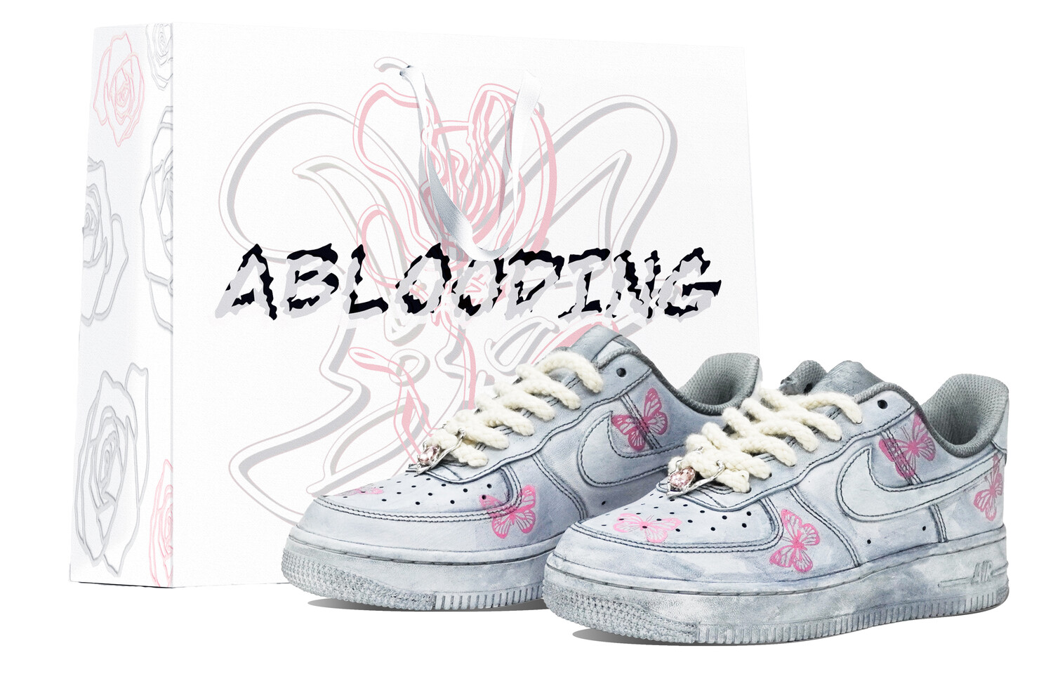 

Женские кроссовки для скейтбординга Nike Air Force 1, Pink